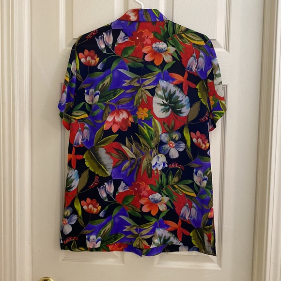 Chico’s Vintage Hawaiian Shirt Size 1 - Picture 2 of 4